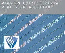 Wynajem ubezpieczenia w  Hi-View Addition